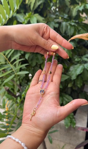 Rosario completo pulsera cristal