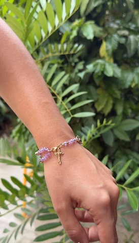 Rosario completo pulsera cristal — foto 2